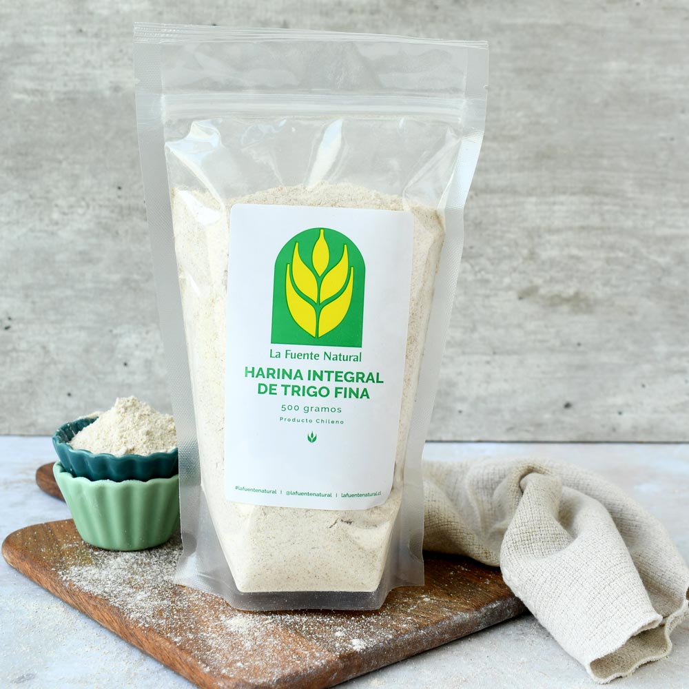 Harina Integral Trigo fina 500g