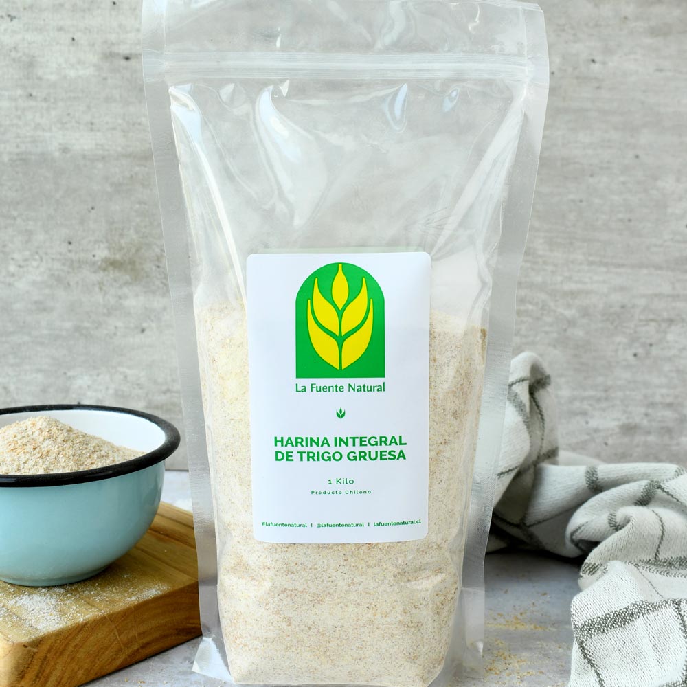 Harina Integral Trigo gruesa 1Kg