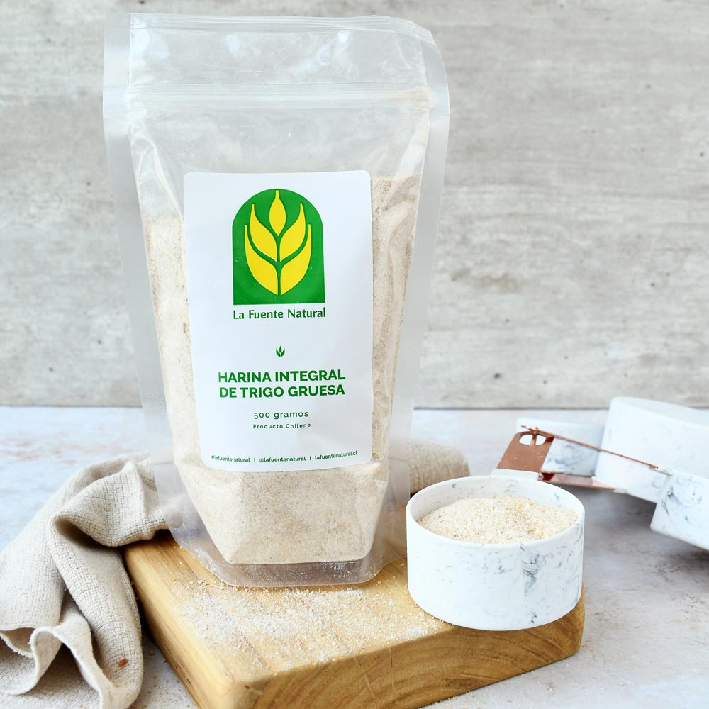 Harina Integral Trigo gruesa 500g